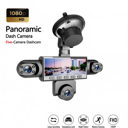 ⏳Spécial à durée limitée⏰Caméra embarquée HD 1080p à plusieurs objectifs avec vision nocturne📹🚗