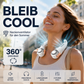 🍃🍃 Offre limitée dans le temps 🌪️ Ventilateur de cou silencieux et portable pour l'été