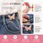 💃🌍 OFFRE LIMITÉE 50% DE RÉDUCTION! Taille Unique Ajustable – Boucle Nœud Réglable – Pour Affiner Instantanément Robe, Jupe ou Pantalon 🎀🔧