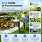 Aérateur solaire pour bassin avec pompe à air