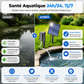 Aérateur solaire pour bassin avec pompe à air