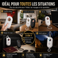 🔍 Détecteur de caméras cachées 3-en-1 – Alarme vibrante & Lampe LED intégrée