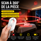 🔍 Détecteur de caméras cachées 3-en-1 – Alarme vibrante & Lampe LED intégrée
