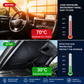 Pare-soleil pliable pour pare-brise de voiture – Conception parapluie, protection UV et protection thermique pour voitures et SUV