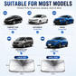 Pare-soleil pliable pour pare-brise de voiture – Conception parapluie, protection UV et protection thermique pour voitures et SUV