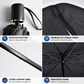 Pare-soleil pliable pour pare-brise de voiture – Conception parapluie, protection UV et protection thermique pour voitures et SUV