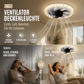 📢📢 50 % DE RÉDUCTION !! 🥳 LIVRAISON GRATUITE 💞💨 Ventilateur 2 en 1 silencieux et réglable avec télécommande et lumière pour la chambre