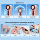 🌀 Mini ventilateur LED – 14,99 € 💨 5 vitesses turbo | USB rechargeable | Fraîcheur portable ✨