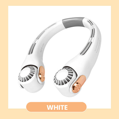 🍃🍃 Offre limitée dans le temps 🌪️ Ventilateur de cou silencieux et portable pour l'été