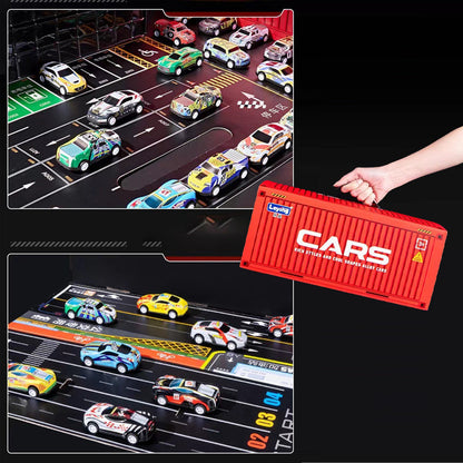 50 % DE RÉDUCTION SUR LE CADEAU LE PLUS EN VEDETTE DU NOUVEL AN ! ✨ Collection ultime de 48 voitures - Jeu interactif avec effets sonores et circuits en boucle pour un plaisir sans fin ! 🚗🎪