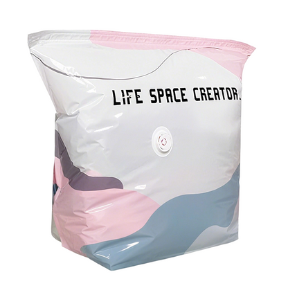 🧳💨 Sacs de rangement sous vide sans pompe : il suffit de presser et de sceller, sans pompe. Gain de place de 80 %, vêtements secs et sans poussière. Idéal pour le linge de lit encombrant et les vêtements saisonniers. 🛏️🗄️