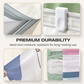 🧳💨 Sacs de rangement sous vide sans pompe : il suffit de presser et de sceller, sans pompe. Gain de place de 80 %, vêtements secs et sans poussière. Idéal pour le linge de lit encombrant et les vêtements saisonniers. 🛏️🗄️