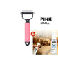 Brosse double face pour le soin des poils d'animaux