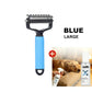 Brosse double face pour le soin des poils d'animaux