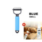 Brosse double face pour le soin des poils d'animaux
