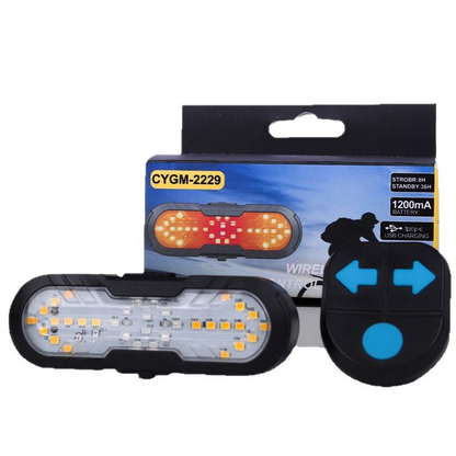 ⏰🔥 OFFRE À DURÉE LIMITÉE : -50 % ! ✨ Éclairage de sécurité intelligent pour vélo avec télécommande sans fil