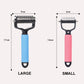 Brosse double face pour le soin des poils d'animaux