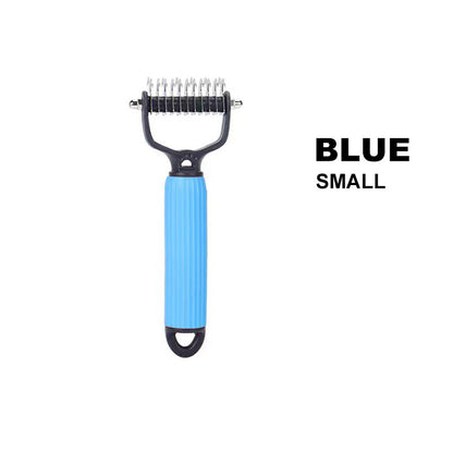 Brosse double face pour le soin des poils d'animaux