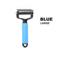 Brosse double face pour le soin des poils d'animaux