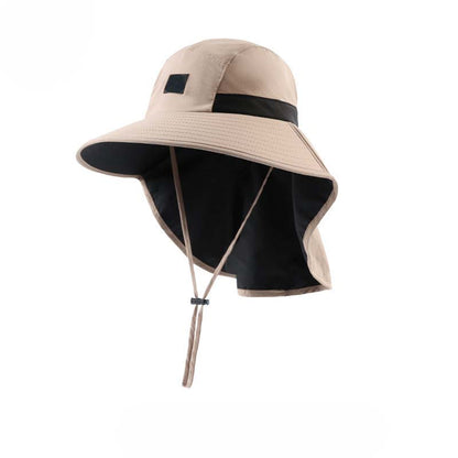 Chapeau de Soleil Anti-UV UPF 50+ à Bords Larges avec Protège-Nuque