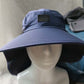 Chapeau de Soleil Anti-UV UPF 50+ à Bords Larges avec Protège-Nuque