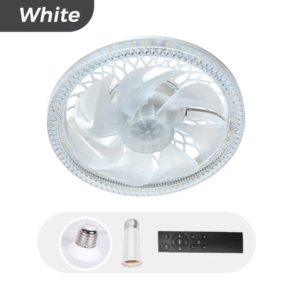 📢📢 50 % DE RÉDUCTION !! 🥳 LIVRAISON GRATUITE 💞💨 Ventilateur 2 en 1 silencieux et réglable avec télécommande et lumière pour la chambre