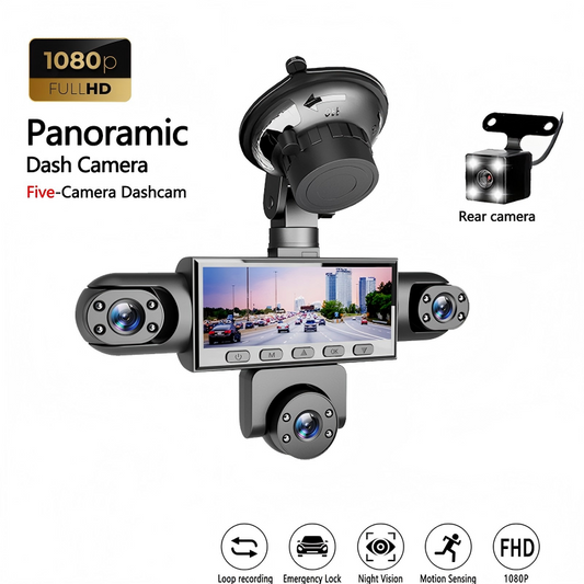 ⏳Spécial à durée limitée⏰Caméra embarquée HD 1080p à plusieurs objectifs avec vision nocturne📹🚗