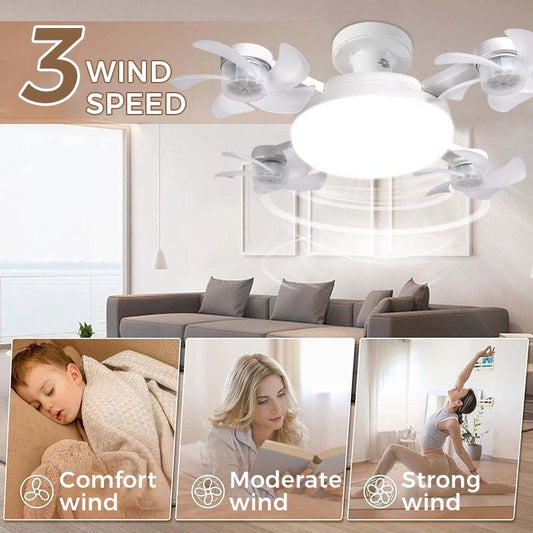 💡 50% DE RÉDUCTION – Ventilateur de Plafond avec Lumière LED – Pales Pliables, Télécommande, 3 Températures – Design Moderne & Économie d’Énergie 🌀