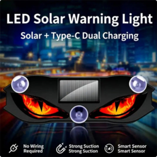🚗 ACHETEZ 2, OBTENEZ 1 GRATUIT ! ☀️ Feu d’avertissement LED solaire pour voiture – Autonome, étanche & 4 modes – Idéal pour les pannes, les chantiers ou le camping – sécurité accrue la nuit 🌙🔧✨